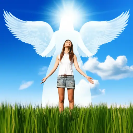 她相信她的守护天使在守护着她。