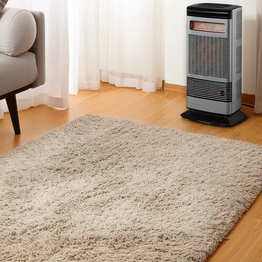 我决定买一块新地毯和一个小加热器。