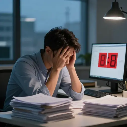 我绝不可能赶上那个截止日期。