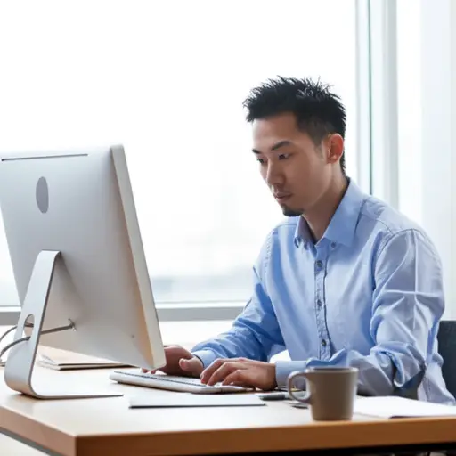 他明天会在工作。