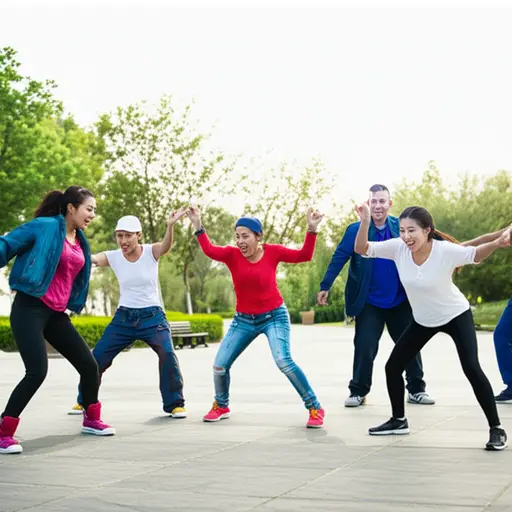 跳舞是一项有趣的运动。