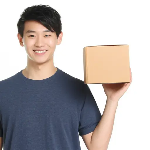 这个盒子很轻，我能轻松拿起来。