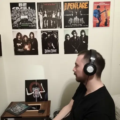 我每天都听摇滚音乐。