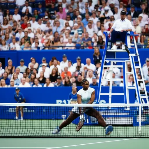 这场网球比赛是威廉姆斯对阵莎拉波娃。