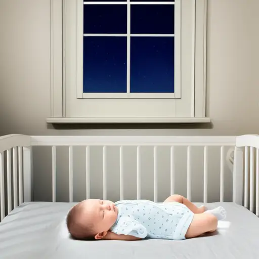 这个婴儿昨晚第一次睡了个整觉。