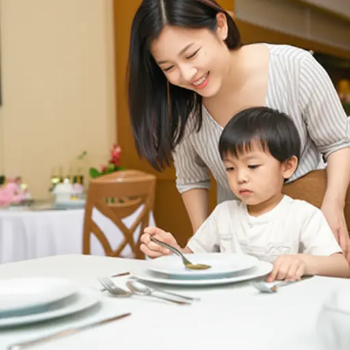 晚餐前，我总是帮我妈妈摆桌子。