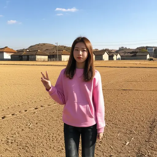 她只住在最近的村庄。