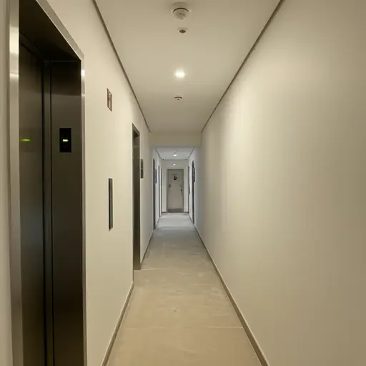 你听到门铃了吗？没有，但我听到了电梯的铃声。