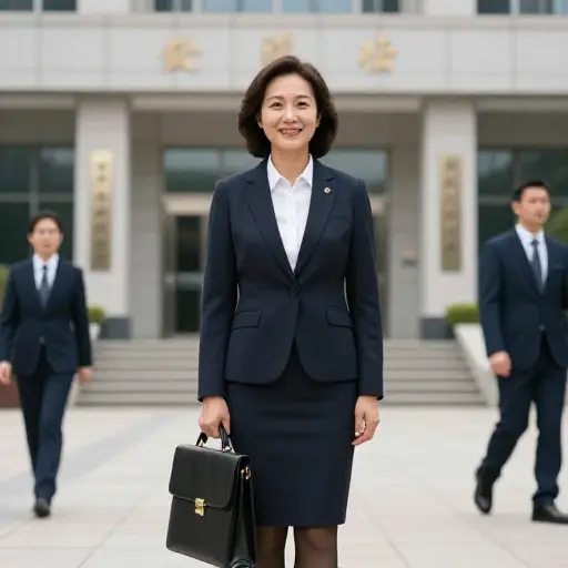 她曾担任高级公务员。