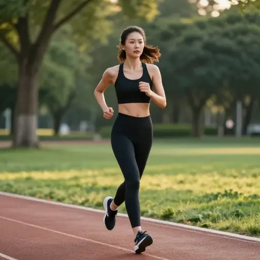 她为马拉松进行了密集训练，每天跑步数月。