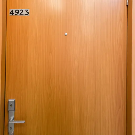 看看那扇门上的号码。