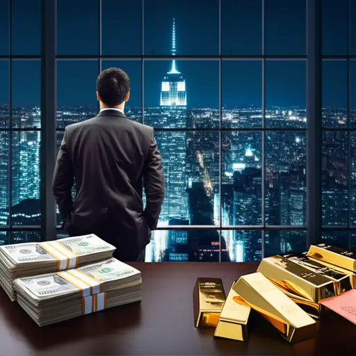 他赚了巨额的钱。