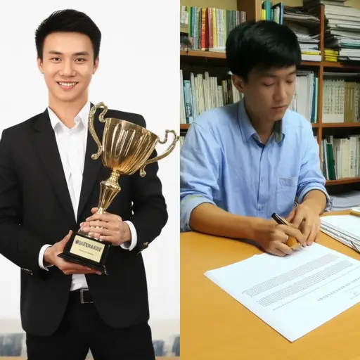 获奖让我辞去了工作，我可以负担得起比以前学更多英语。