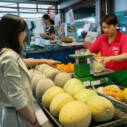 这个甜瓜多少钱？
