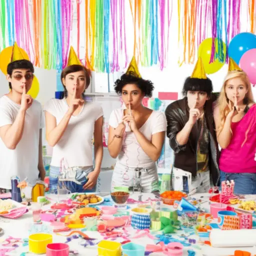 我正在为他举办一个派对，但这是个秘密。