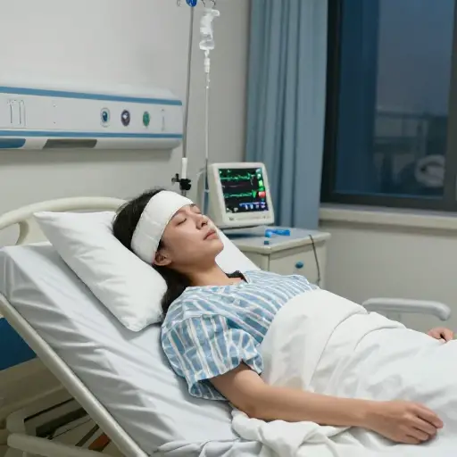 尽管伤势严重，她在摔倒后就再也没能恢复意识。