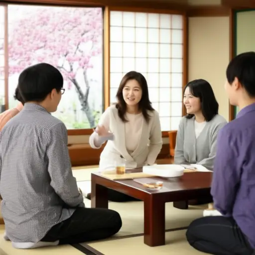 她告诉了我们她在日本的生活方式。