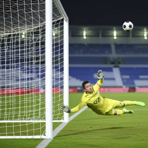 守门员在最后几分钟做出了关键扑救。