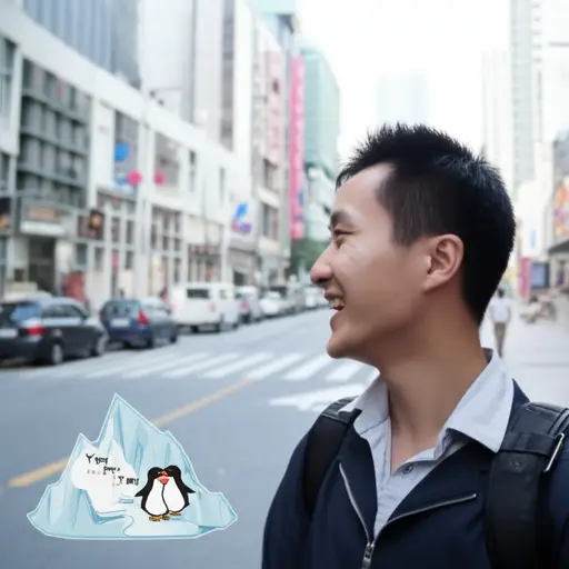 我朋友跟我说他要搬到南极洲去，不过他只是在开玩笑。