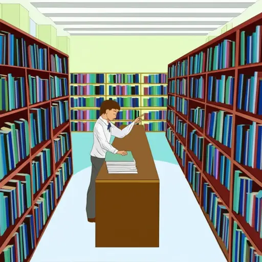 图书馆里不应该有噪音。