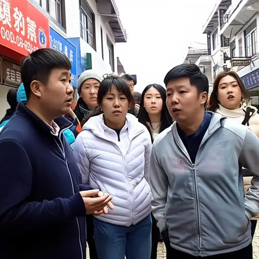 当地居民对镇上最近发生的事件感到震惊。