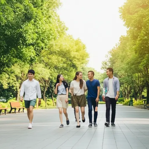 我通常在周末和朋友出去玩。