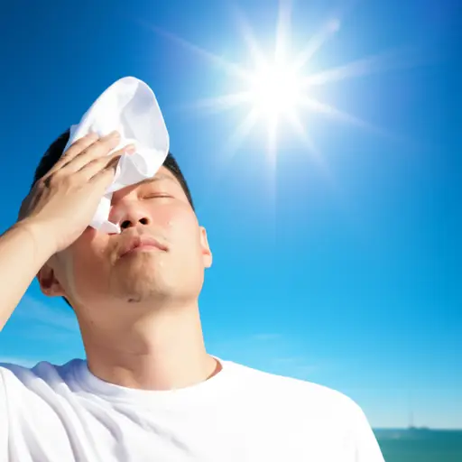 今天真的很热。