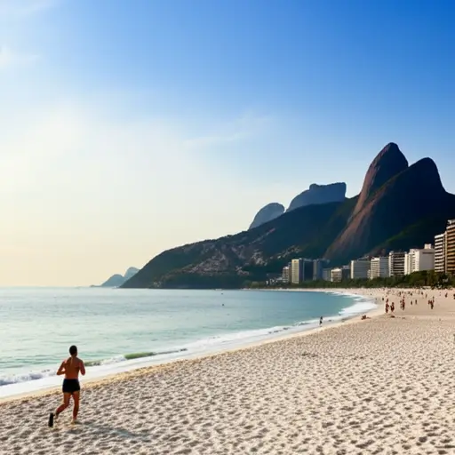 你可以住在科帕卡巴纳的酒店，早上慢跑。