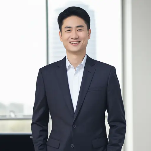 他穿那套西装看起来很专业。