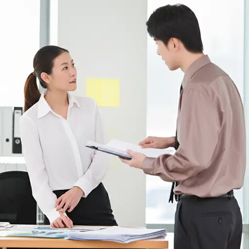 她推荐了她的同事来升职。