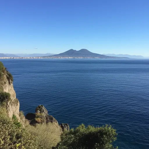 那不勒斯湾以其壮观的海岸线而闻名。