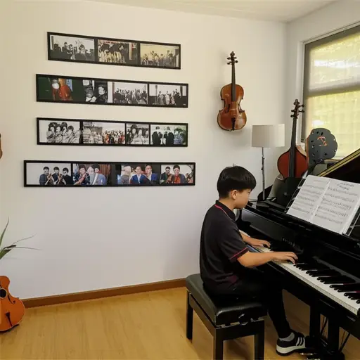 我的朋友出身于音乐世家。