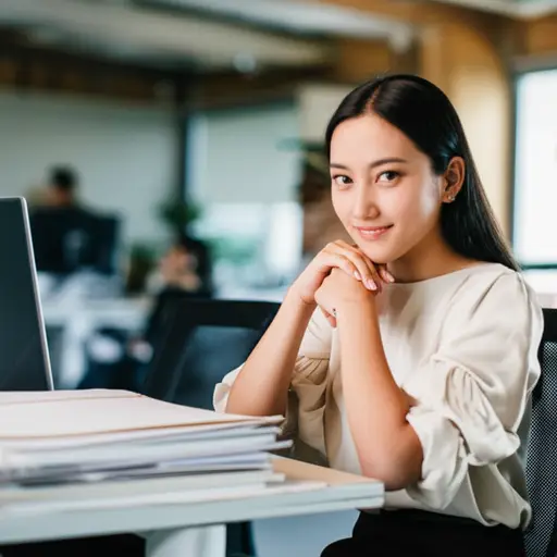 “你喜欢你的工作吗？”“嗯，我觉得还行吧。”