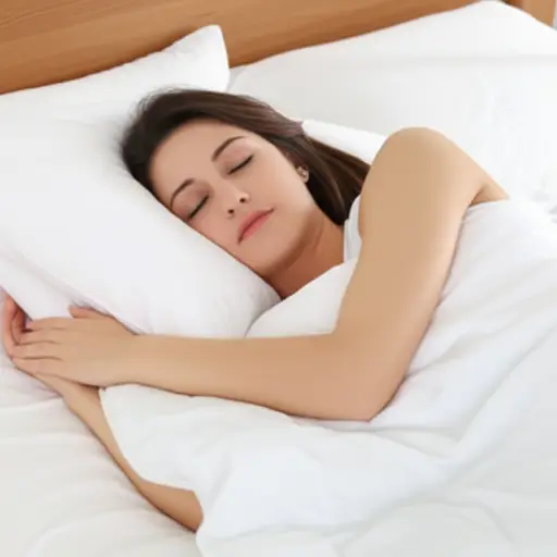 我喜欢睡在柔软的枕头上。