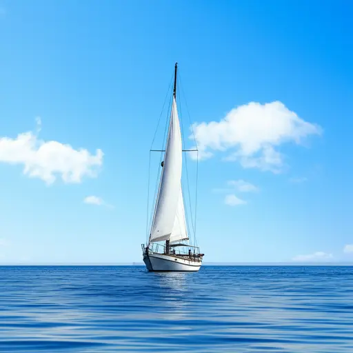 我的梦想是有一天能乘船环游世界。