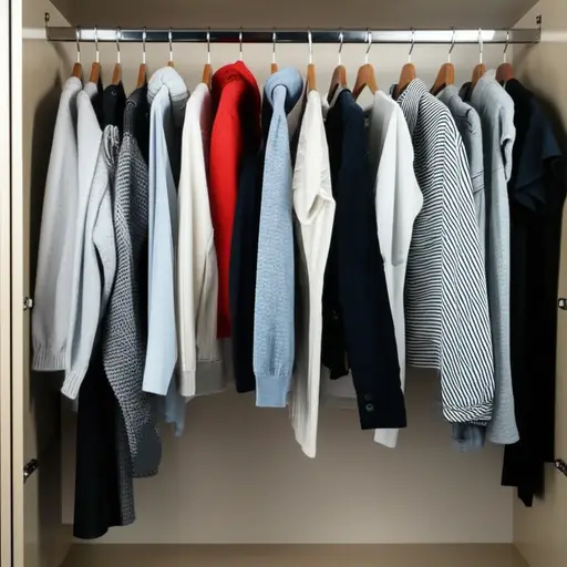 我收藏了大量毛衣。