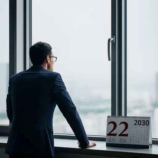 如果我在未来两年内没有得到晋升，我就换工作。