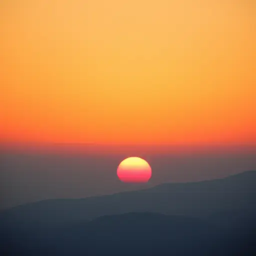 太阳从东方升起。