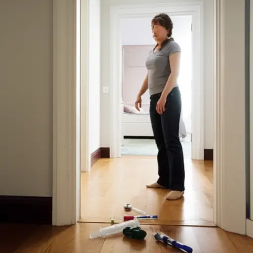 她开始怀疑她的儿子在吸毒。