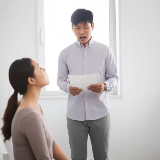 为了说服她，我大声朗读了这封信。