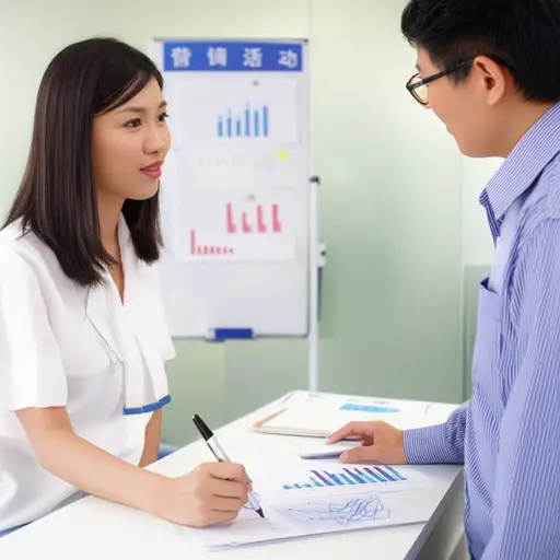 她深度参与了新的营销活动。