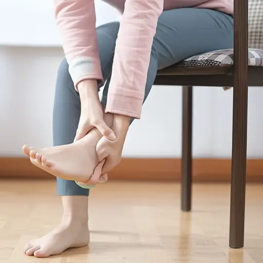 我伤到了我的左脚。