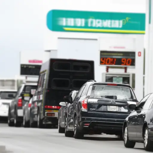 汽油价格将从明天起每加仑上涨5便士。