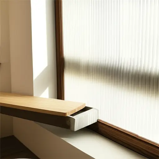 阳光透过窗户明亮地照耀着。