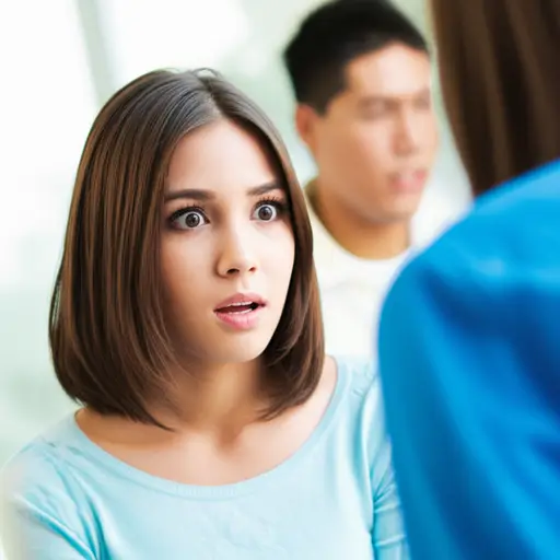 她听到我们说话只是运气不好。