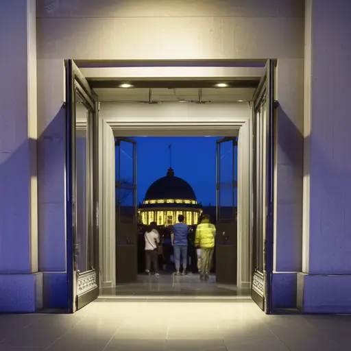 周五晚上进入博物馆是免费的。