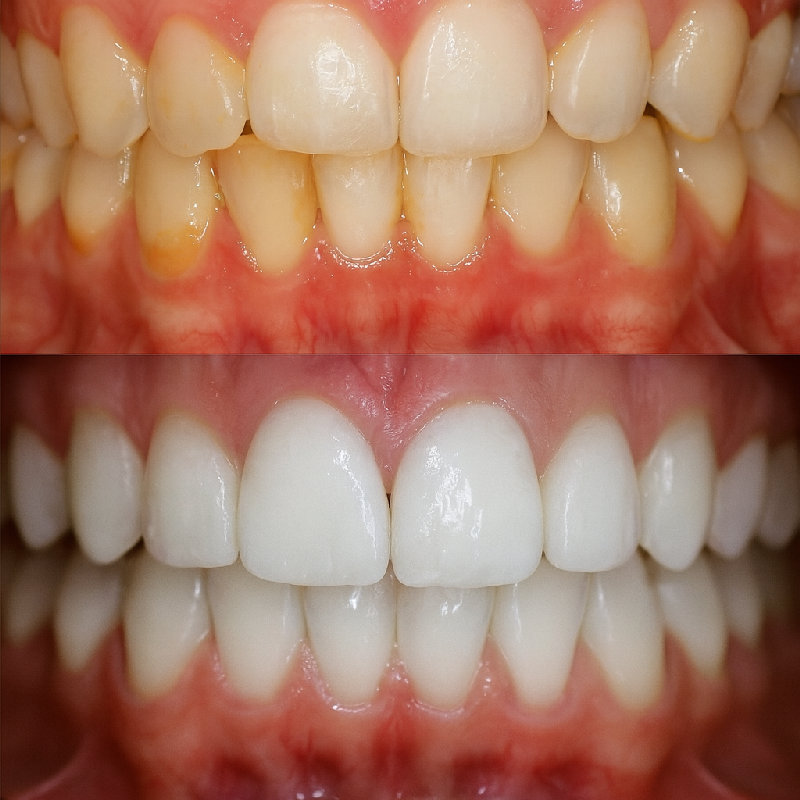 牙齿美白很受欢迎。