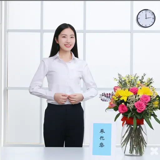 她上个月晋升到了一个高级职位。