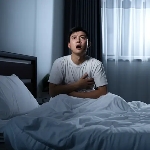 我昨晚做了一个可怕的噩梦。