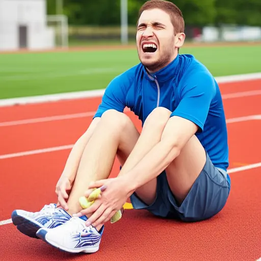 上周五，那位21岁的跑步者在一次训练中扭伤了脚踝。